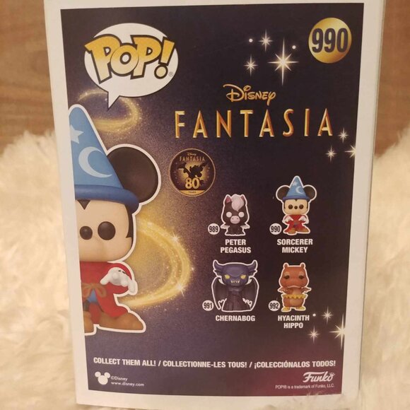 Sorcerer Mickey Funko Pop! Fantasia #990 Diamond Collection Popcultcha Exclusive - Picture 2 of 5
